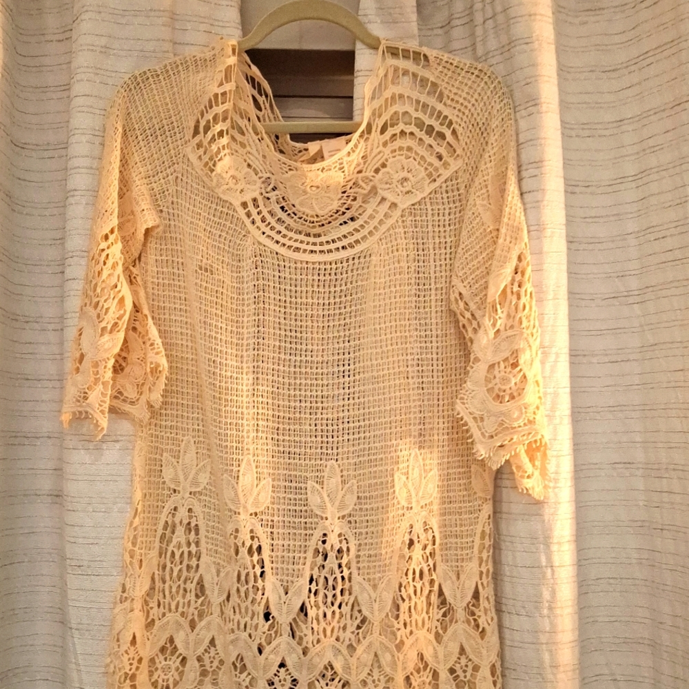 Fringe Boho knit blouse
